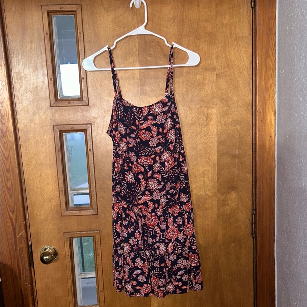 Old Navy Floral Dress - Navy and Pink